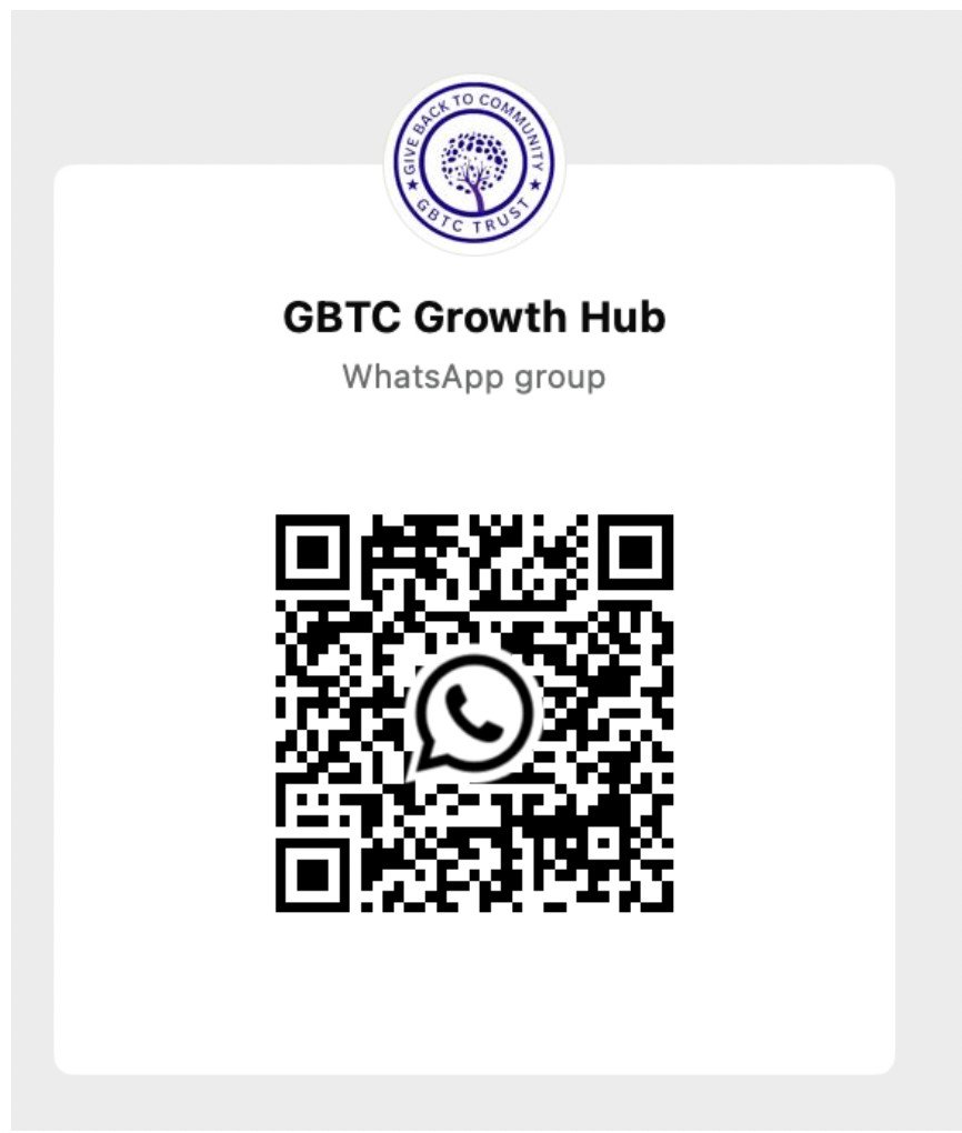 QR code to join the GBTC Growth Hub WhatsApp group